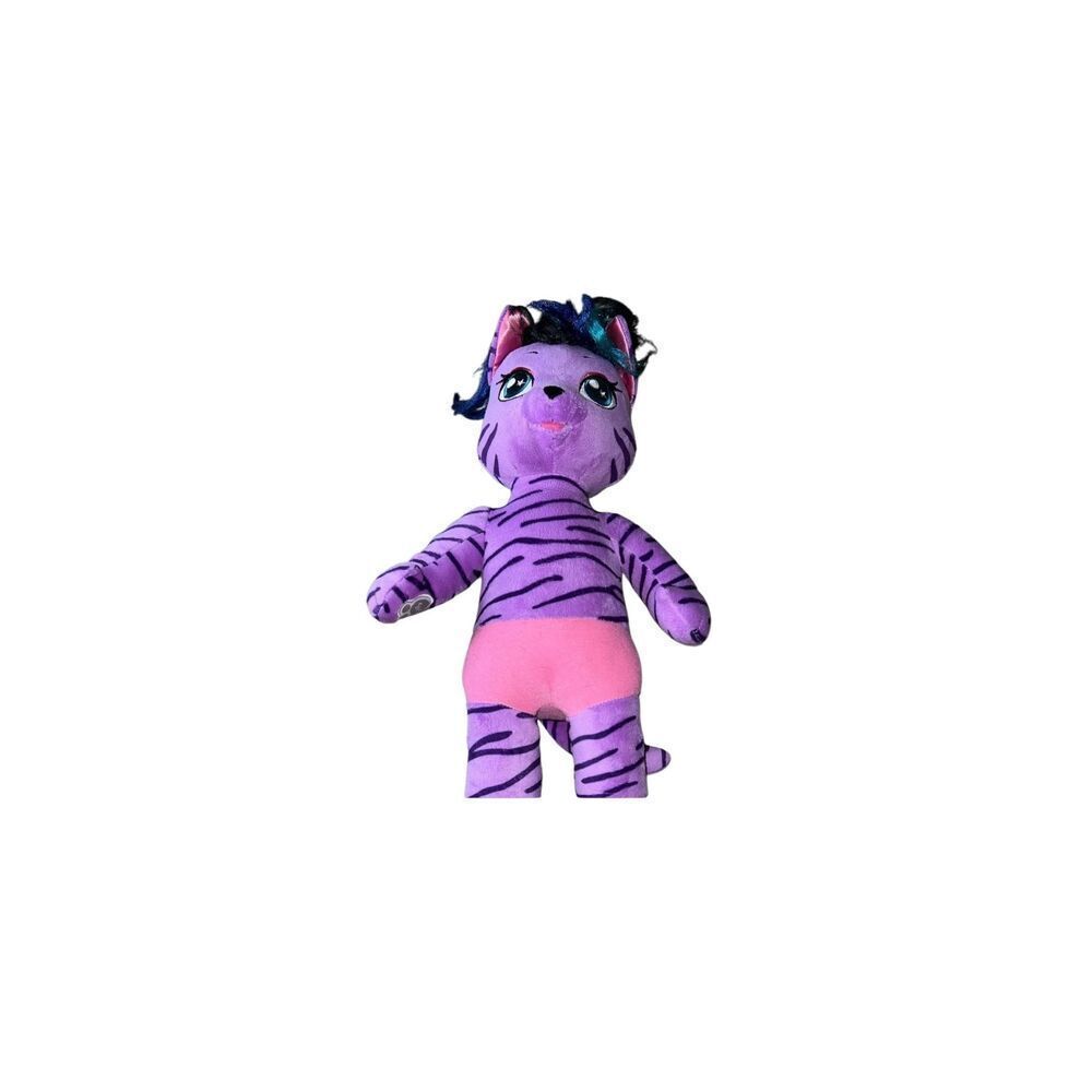 BAB Honey Girl Cat Purple Striped 20"